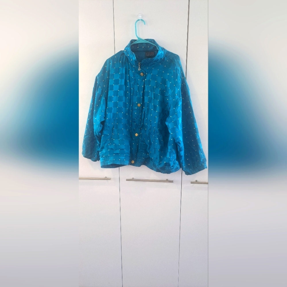 Vintage 80s 💯 Silk Mureli Jacket